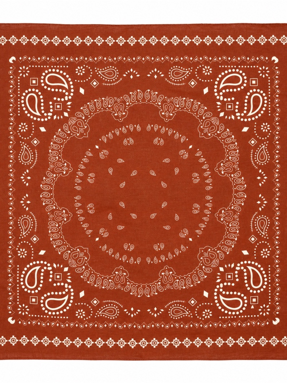 Western Boho Cowboy Neck Scarf Ranch Rodeo Paisley Cowgirl Hair Accessory - Picture 5 of 6